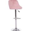 ΣΚΑΜΠΟ ΜΠΑΡ ROSE HM204.42 ΜΕ ΑΜΟΡΤΙΣΕΡ ΧΡΩΜΙΟΥ & ΣΑΠΙΟ ΜΗΛΟ ΒΕΛΟΥΔΟ 48x45x105Υεκ. (σετ 2 τεμαχίων)