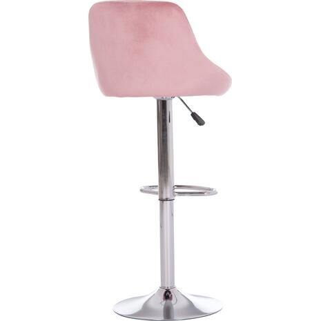 ΣΚΑΜΠΟ ΜΠΑΡ ROSE HM204.42 ΜΕ ΑΜΟΡΤΙΣΕΡ ΧΡΩΜΙΟΥ & ΣΑΠΙΟ ΜΗΛΟ ΒΕΛΟΥΔΟ 48x45x105Υεκ. (σετ 2 τεμαχίων)