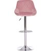 ΣΚΑΜΠΟ ΜΠΑΡ ROSE HM204.42 ΜΕ ΑΜΟΡΤΙΣΕΡ ΧΡΩΜΙΟΥ & ΣΑΠΙΟ ΜΗΛΟ ΒΕΛΟΥΔΟ 48x45x105Υεκ. (σετ 2 τεμαχίων)