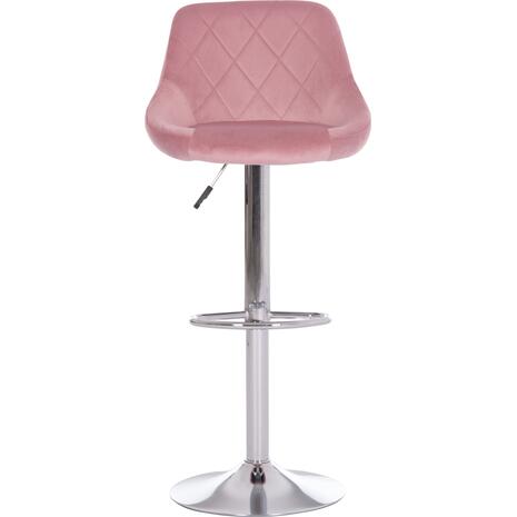 ΣΚΑΜΠΟ ΜΠΑΡ ROSE HM204.42 ΜΕ ΑΜΟΡΤΙΣΕΡ ΧΡΩΜΙΟΥ & ΣΑΠΙΟ ΜΗΛΟ ΒΕΛΟΥΔΟ 48x45x105Υεκ. (σετ 2 τεμαχίων)