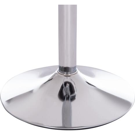 ΣΚΑΜΠΟ ΜΠΑΡ ROSE HM204.41 ΜΕ ΑΜΟΡΤΙΣΕΡ ΧΡΩΜΙΟΥ & ΓΚΡΙ ΒΕΛΟΥΔΟ 48x45x105Υεκ. (σετ 2 τεμαχίων)