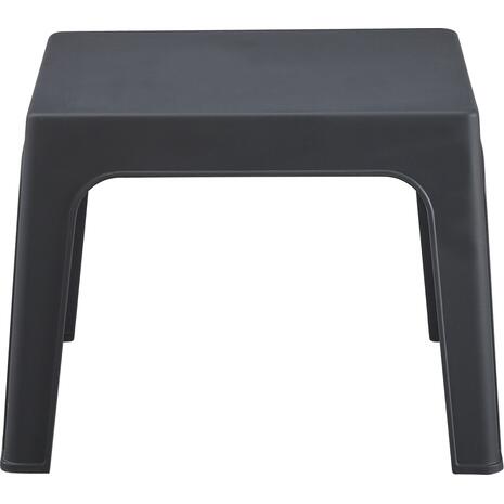 ΤΡΑΠΕΖΑΚΙ ΤΕΤΡΑΓΩΝΟ SLEEK HM6371.10 ΠΟΛΥΠΡΟΠΥΛΕΝΙΟ ΣΕ ΣΚΟΥΡΟ ΓΚΡΙ 49.5x49.5x40Υεκ.