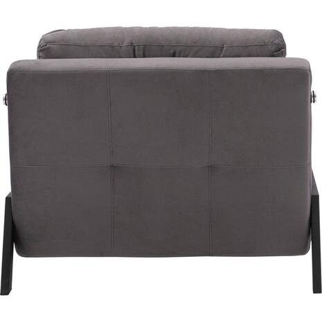 ΠΟΛΥΘΡΟΝΑ ΚΡΕΒΑΤΙ ΑΠΟ ΒΕΛΟΥΔΟ ΓΚΡΙ HM3078.11 95x92x66Υ εκ.