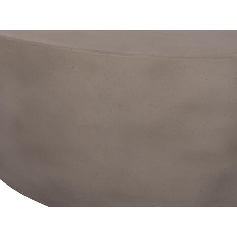 ΤΡΑΠΕΖΙ ΣΑΛΟΝΙΟΥ ΣΤΡΟΓΓΥΛΟ ALLAN HM18162.03 FIBER CEMENT ΣΕ ΓΚΡΙ--Φ92x49Υεκ.