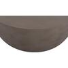 ΤΡΑΠΕΖΙ ΣΑΛΟΝΙΟΥ ΣΤΡΟΓΓΥΛΟ ALLAN HM18162.03 FIBER CEMENT ΣΕ ΓΚΡΙ--Φ92x49Υεκ.