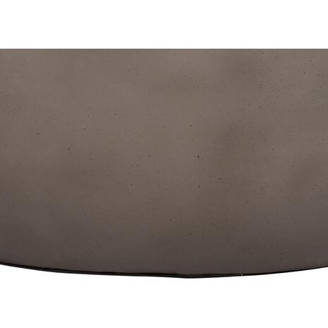 ΤΡΑΠΕΖΙ ΣΑΛΟΝΙΟΥ ΣΤΡΟΓΓΥΛΟ ALLAN HM18162.03 FIBER CEMENT ΣΕ ΓΚΡΙ--Φ92x49Υεκ.