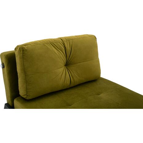 HM3078.13 ΠΟΛΥΘΡΟΝΑ ΚΡΕΒΑΤΙ, ΒΕΛΟΥΔΟ ΛΑΔΙ  95x92x66Υ εκ.