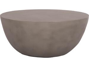 ΤΡΑΠΕΖΙ ΣΑΛΟΝΙΟΥ ΣΤΡΟΓΓΥΛΟ ALLAN HM18162.03 FIBER CEMENT ΣΕ ΓΚΡΙ--Φ92x49Υεκ.