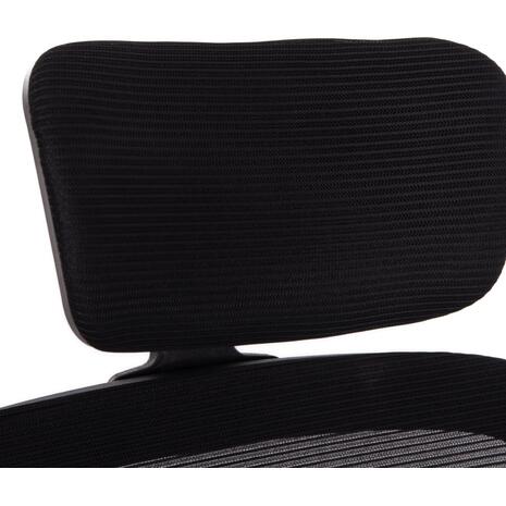 ΚΑΡΕΚΛΑ ΓΡΑΦΕΙΟΥ BASTON HM18236.01 ΜΑΥΡΟ MESH & PP ΣΚΕΛΕΤΟΣ 64x60x117-127Υεκ.