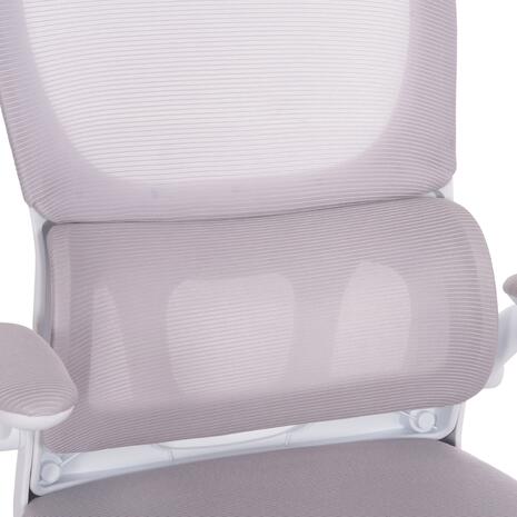 ΚΑΡΕΚΛΑ ΓΡΑΦΕΙΟΥ BASTON HM18236.03 ΓΚΡΙ MESH & ΛΕΥΚΟΣ PP ΣΚΕΛΕΤΟΣ 64x60x127Υεκ.