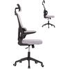 ΚΑΡΕΚΛΑ ΓΡΑΦΕΙΟΥ BASTON HM18236.02 ΓΚΡΙ MESH & ΜΑΥΡΟ PP ΣΚΕΛΕΤΟΣ 64x60x127Υεκ.
