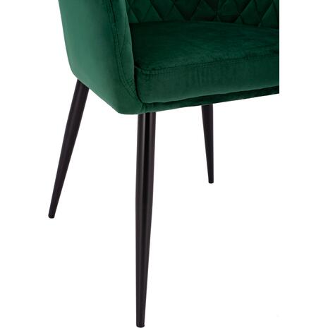 ΠΟΛΥΘΡΟΝΑΚΙ CHARLES HM8522.03 ΜΕ ΚΥΠΑΡΙΣΣΙ ΒΕΛΟΥΔΟ 52x60x89Υ εκ. (σετ 2 τεμαχίων) (Κυπαρισσί)