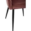 ΠΟΛΥΘΡΟΝΑΚΙ CHARLES HM8522.02 ΜΕ ΒΕΛΟΥΔΟ ΣΑΠΙΟ ΜΗΛΟ 52x60x89Υ εκ. (σετ 2 τεμαχίων) (Σάπιο Μήλο)
