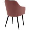 ΠΟΛΥΘΡΟΝΑΚΙ CHARLES HM8522.02 ΜΕ ΒΕΛΟΥΔΟ ΣΑΠΙΟ ΜΗΛΟ 52x60x89Υ εκ. (σετ 2 τεμαχίων) (Σάπιο Μήλο)