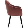 ΠΟΛΥΘΡΟΝΑΚΙ CHARLES HM8522.02 ΜΕ ΒΕΛΟΥΔΟ ΣΑΠΙΟ ΜΗΛΟ 52x60x89Υ εκ. (σετ 2 τεμαχίων) (Σάπιο Μήλο)