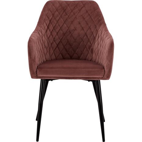 ΠΟΛΥΘΡΟΝΑΚΙ CHARLES HM8522.02 ΜΕ ΒΕΛΟΥΔΟ ΣΑΠΙΟ ΜΗΛΟ 52x60x89Υ εκ. (σετ 2 τεμαχίων) (Σάπιο Μήλο)