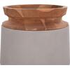 ΔΙΑΚΟΣΜΗΤΙΚΟ ΒΑΖΟ ΔΑΠΕΔΟΥ LINTER HM4662.03L FIBER CEMENT ΓΚΡΙ--ΞΥΛΟ ΤΕΑΚ Φ41x47Υ