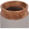 ΔΙΑΚΟΣΜΗΤΙΚΟ ΒΑΖΟ ΔΑΠΕΔΟΥ LINTER HM4662.03L FIBER CEMENT ΓΚΡΙ--ΞΥΛΟ ΤΕΑΚ Φ41x47Υ