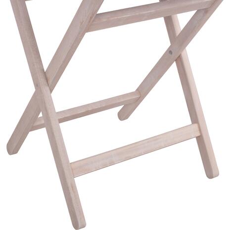 ΤΡΑΠΕΖΙ ΣΚΗΝΟΘΕΤΗ ΛΗΜΝΟΣ 70Χ70 CHALK FINISH ΛΕΥΚΟ ΕΜΠΟΤΙΣΜΟΥ HM5648.03