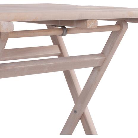 ΤΡΑΠΕΖΙ ΣΚΗΝΟΘΕΤΗ ΛΗΜΝΟΣ 70Χ70 CHALK FINISH ΛΕΥΚΟ ΕΜΠΟΤΙΣΜΟΥ HM5648.03