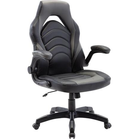 BF7800 Gaming Πολυθρόνα Pu Μαύρο - Γκρι (ΕΟ286,2)