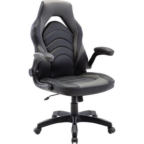 BF7800 Gaming Πολυθρόνα Pu Μαύρο - Γκρι (ΕΟ286,2)