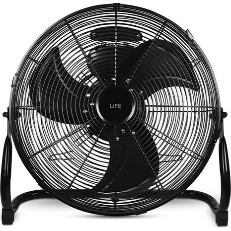 Επιδαπέδιος ανεμιστήρας, 100W Life Meltemi Mystery Black