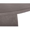 ΤΡΑΠΕΖΙ ΤΡΑΠΕΖΑΡΙΑΣ ΣΤΡΟΓΓΥΛΟ SEPPO HM18154.03 FIBER CEMENT ΣΕ ΓΚΡΙ--Φ119,5x75,5Υεκ.