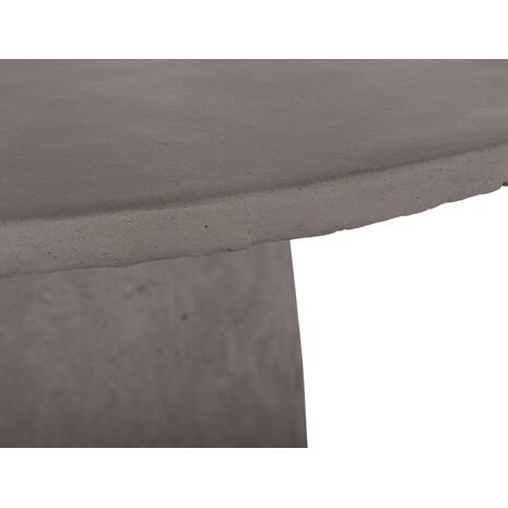 ΤΡΑΠΕΖΙ ΤΡΑΠΕΖΑΡΙΑΣ ΣΤΡΟΓΓΥΛΟ SEPPO HM18154.03 FIBER CEMENT ΣΕ ΓΚΡΙ--Φ119,5x75,5Υεκ.