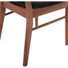 KΑΡΕΚΛΑ ΤΡΑΠΕΖΑΡΙΑΣ SEKOR HM9945.03 ΚΑΡΥΔΙ RUBBERWOOD-ΜΑΥΡΟ PU 51x48x79Υεκ