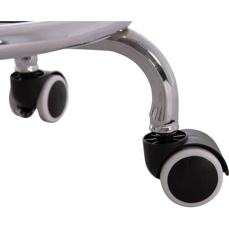 ΣΚΑΜΠΟ ΠΕΡΙΣΤΡΕΦΟΜΕΝΟ ΣΧΕΔΙΑΣΤΗΡΙΟΥ IRIS HM212.21 ΜΑΥΡΟ PU HOMEMARKT Φ32x45-60Υεκ. (σετ 2 τεμαχίων)