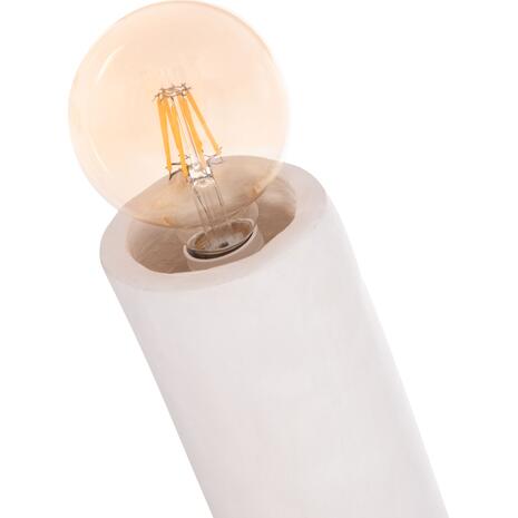 ΔΙΑΚΟΣΜΗΤΙΚΟ ΦΩΤΙΣΤΙΚΟ ΔΑΠΕΔΟΥ TUSKEN HM4702.02 FIBER CEMENT-ΛΕΥΚΟ 50x43x145Υεκ