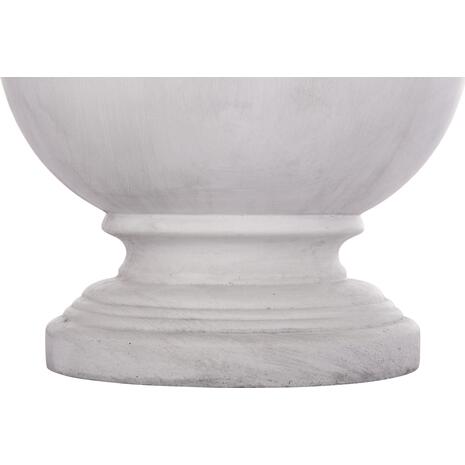 ΣΕΤ 3ΤΜΧ ΓΛΑΣΤΡΕΣ ΜΕ ΑΝΑΓΛΥΦΟ GARDENER HM4729 FIBERCLAY-ΣΕ ΥΠΟΛΕΥΚΟ Φ58x72.5Υεκ