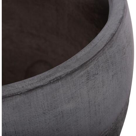 ΣΕΤ 3ΤΜΧ ΓΛΑΣΤΡΕΣ ΣΕΙΡΑ GARDENER HM4725 FIBERCLAY-ΣΕ ΣΚΟΥΡΟ CEMENT ΧΡΩΜΑ Φ55x54Υεκ