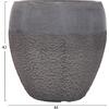 ΣΕΤ 3ΤΜΧ ΓΛΑΣΤΡΕΣ ΣΕΙΡΑ GARDENER HM4725 FIBERCLAY-ΣΕ ΣΚΟΥΡΟ CEMENT ΧΡΩΜΑ Φ55x54Υεκ