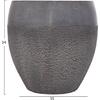 ΣΕΤ 3ΤΜΧ ΓΛΑΣΤΡΕΣ ΣΕΙΡΑ GARDENER HM4725 FIBERCLAY-ΣΕ ΣΚΟΥΡΟ CEMENT ΧΡΩΜΑ Φ55x54Υεκ