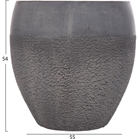 ΣΕΤ 3ΤΜΧ ΓΛΑΣΤΡΕΣ ΣΕΙΡΑ GARDENER HM4725 FIBERCLAY-ΣΕ ΣΚΟΥΡΟ CEMENT ΧΡΩΜΑ Φ55x54Υεκ