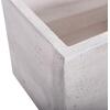 ΣΕΤ 3ΤΜΧ ΓΛΑΣΤΡΕΣ ΟΡΘΟΓΩΝΙΕΣ GARDENER HM4723 FIBERCLAY ΓΚΡΙ CEMENT 81x30x30Υεκ.