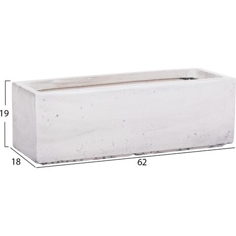 ΣΕΤ 3ΤΜΧ ΓΛΑΣΤΡΕΣ ΟΡΘΟΓΩΝΙΕΣ GARDENER HM4723 FIBERCLAY ΓΚΡΙ CEMENT 81x30x30Υεκ.
