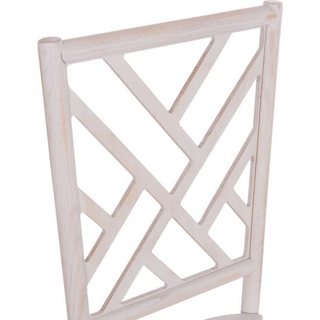 ΚΑΡΕΚΛΑ ΑΠΟ ΞΥΛΟ ΤΟΟΝ WHITE WASH 44.5x48x96Υεκ.HM9410.05