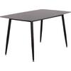 ΤΡΑΠΕΖΙ RAVEN HM18149.02 ΚΕΡΑΜΙΚΟ TOP ΜΕ ΟΨΗ ΜΑΥΡΟ ΜΑΡΜΑΡΟ 140x80x74Υεκ.