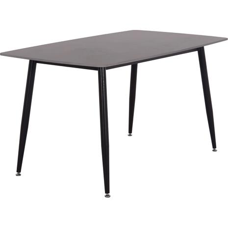 ΤΡΑΠΕΖΙ RAVEN HM18149.02 ΚΕΡΑΜΙΚΟ TOP ΜΕ ΟΨΗ ΜΑΥΡΟ ΜΑΡΜΑΡΟ 140x80x74Υεκ.