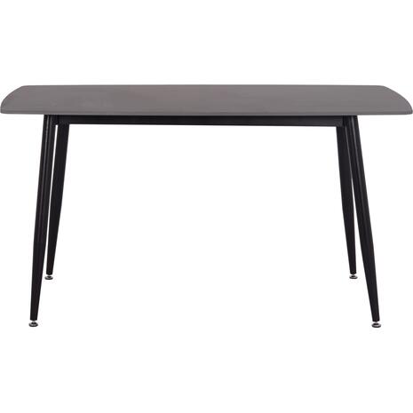 ΤΡΑΠΕΖΙ RAVEN HM18149.02 ΚΕΡΑΜΙΚΟ TOP ΜΕ ΟΨΗ ΜΑΥΡΟ ΜΑΡΜΑΡΟ 140x80x74Υεκ.
