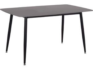 ΤΡΑΠΕΖΙ RAVEN HM18149.02 ΚΕΡΑΜΙΚΟ TOP ΑΝΘΡΑΚΙ ΜΑΡΜΑΡΟ-ΜΑΥΡΟ ΜΕΤΑΛΛΟ 140x80x74Υεκ.