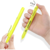 Μαρκαδόρος υπογράμμισης με κουμπί Writech Retractable Highlighter W-805N 1-4mm Neon Yellow (Yellow)