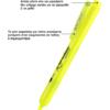 Μαρκαδόρος υπογράμμισης με κουμπί Writech Retractable Highlighter W-805N 1-4mm Neon Yellow (Yellow)