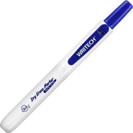 Μαρκαδόρος πίνακα με κουμπί Writech Retractable Dry Erase Marker 2mm W-709 Blue (Blue)