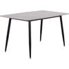ΤΡΑΠΕΖΙ RAVEN HM18149.13 ΚΕΡΑΜΙΚΟ TOP ΜΕ ΟΨΗ ΓΚΡΙ ΜΑΡΜΑΡΟ 140x80x74Υεκ.