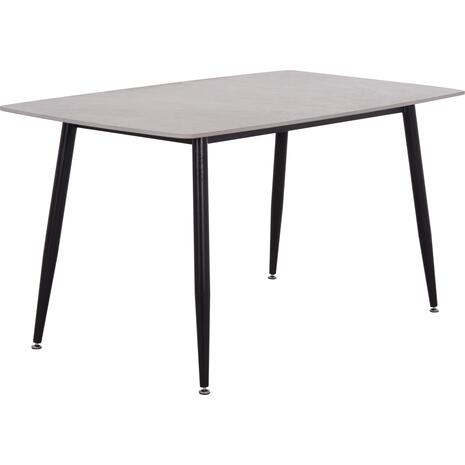 ΤΡΑΠΕΖΙ RAVEN HM18149.13 ΚΕΡΑΜΙΚΟ TOP ΜΕ ΟΨΗ ΓΚΡΙ ΜΑΡΜΑΡΟ 140x80x74Υεκ.