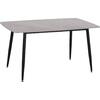 ΤΡΑΠΕΖΙ RAVEN HM18149.13 ΚΕΡΑΜΙΚΟ TOP ΜΕ ΟΨΗ ΓΚΡΙ ΜΑΡΜΑΡΟ 140x80x74Υεκ.